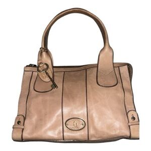 FOSSIL Vintage Reissue Carmel Tan Shoulder Tote Purse Bag